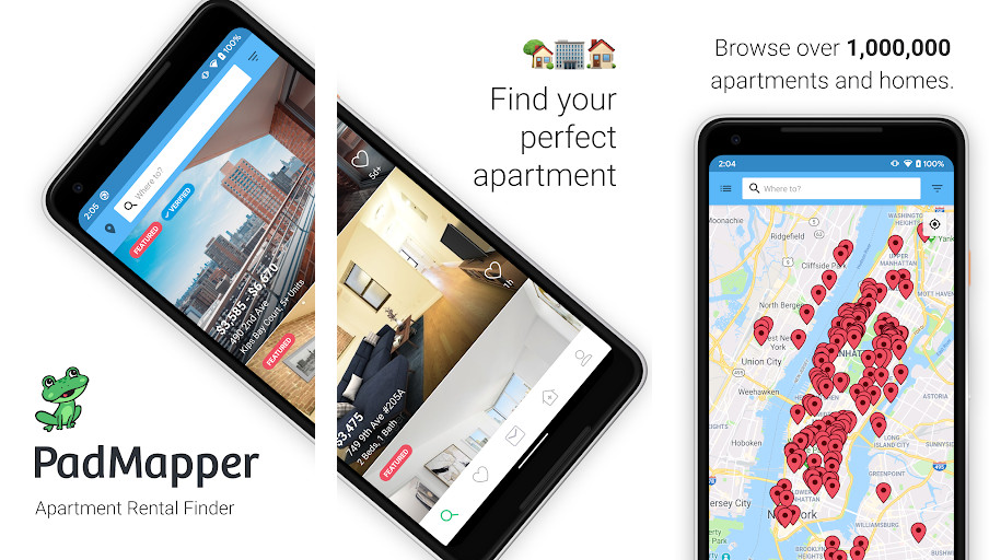 PadMapper - Tìm nhà nhanh chóng, Bộ lọc nâng cao, Bản đồ tương tác