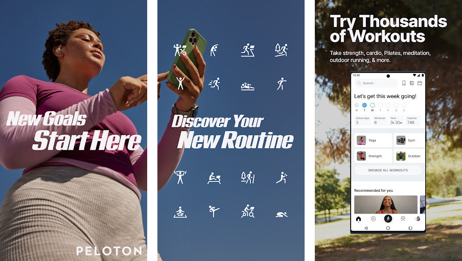 Peloton - Các lớp học đạp xe và chạy trực tiếp và theo yêu cầu