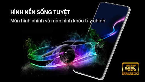 Phomeleon Hình nền sống 4K - Hình nền sống 4K phản ứng với chuyển động và âm thanh