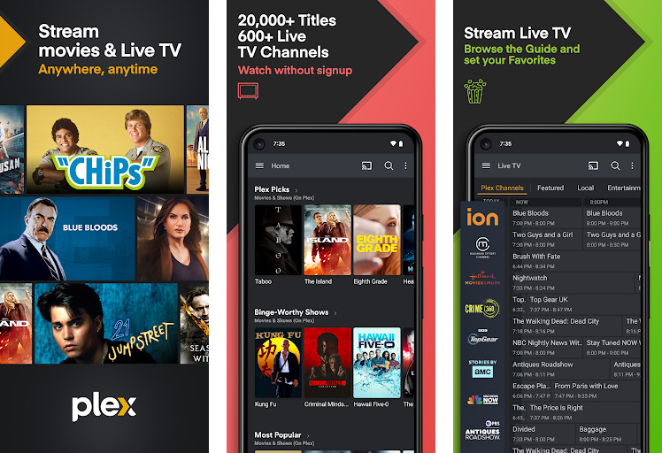 Plex - Truyền phát phim, chương trình từ thư viện cá nhân