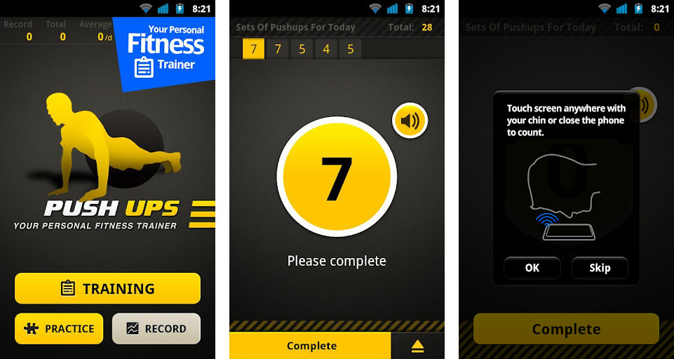 Push Ups Workout - Bài tập đa dạng, Thử thách hàng ngày, Số liệu thống kê chi tiết