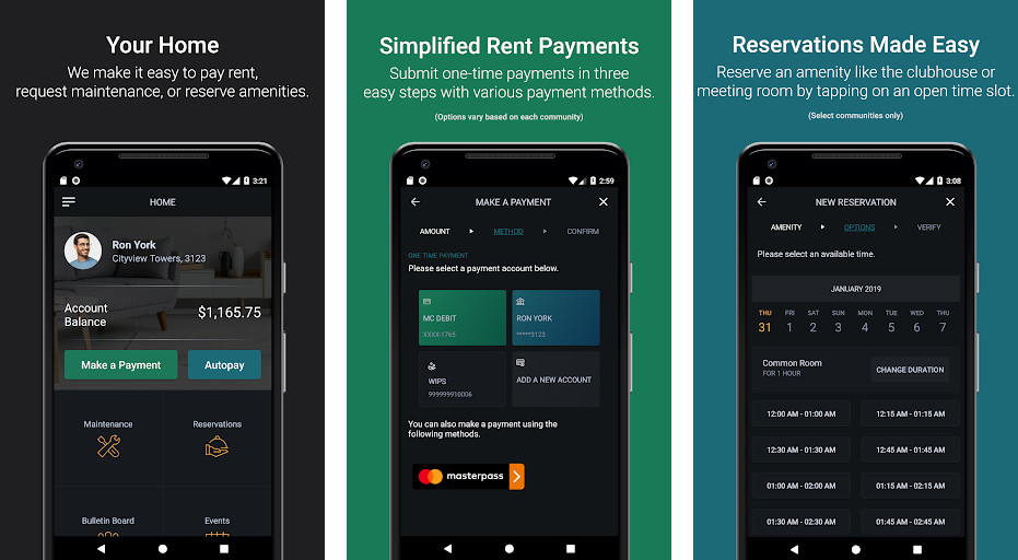 RentCafe - Quản lý thanh toán trực tuyến, Theo dõi yêu cầu bảo trì