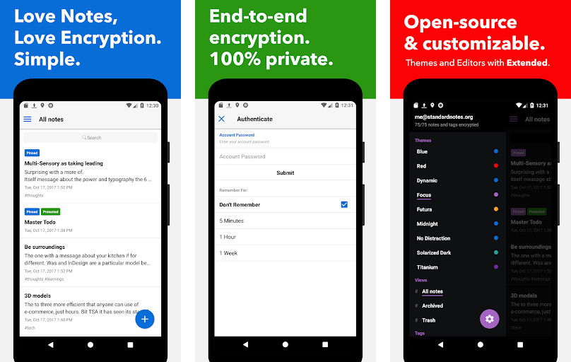 Standard Notes - Ghi chú riêng tư và mã hóa, Đồng bộ hóa đa nền tảng