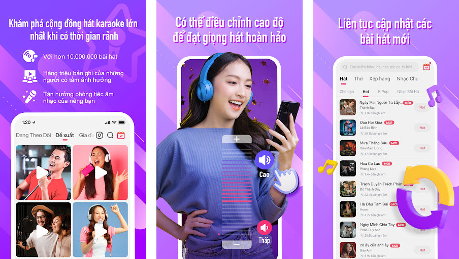 StarMaker:hát ứng dụng karaoke - Hát karaoke miễn phí, Thu âm và chia sẻ bài hát, Đồng hành cùng ca sĩ
