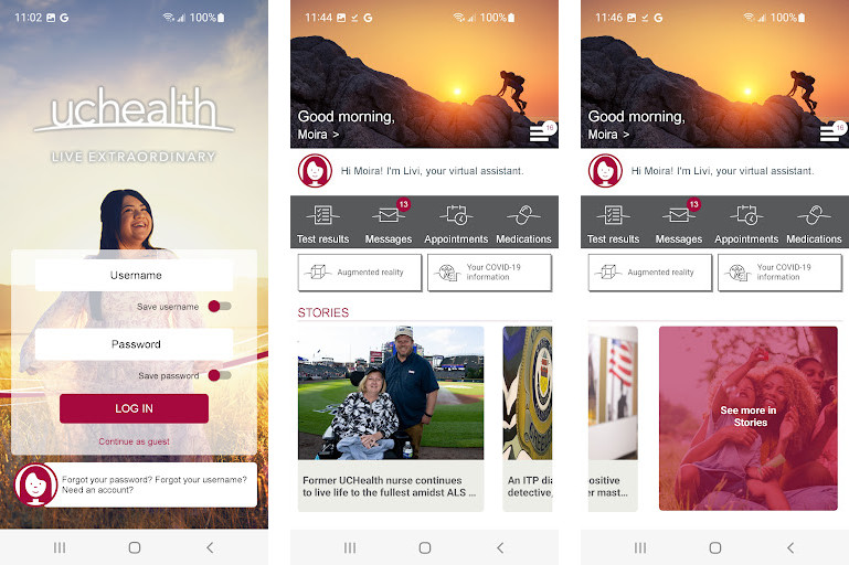 UCHealth - Quản lý hồ sơ sức khỏe, Đặt lịch hẹn, Nhắn tin với bác sĩ