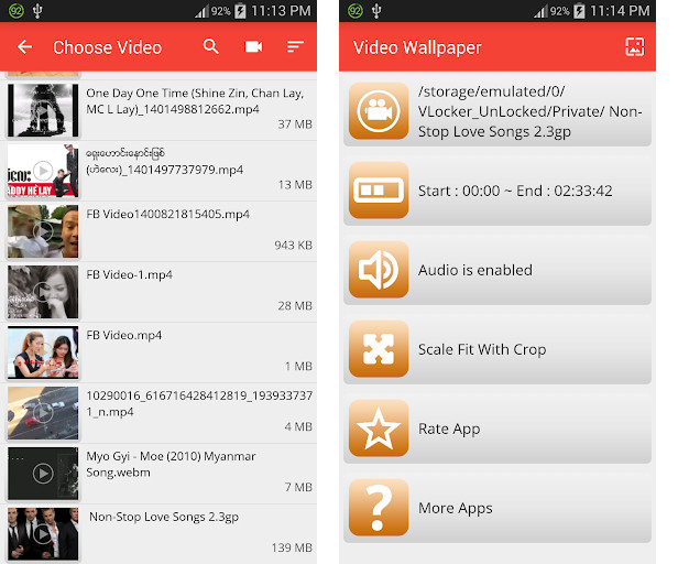 Video Live Wallpaper - Đặt video yêu thích làm hình nền động, Tùy chỉnh tốc độ, hướng và hiệu ứng