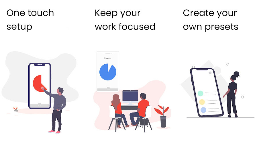 Visual Timer - Countdown - Đếm ngược trực quan, Đồng hồ tùy chỉnh, Nhiều lựa chọn chủ đề