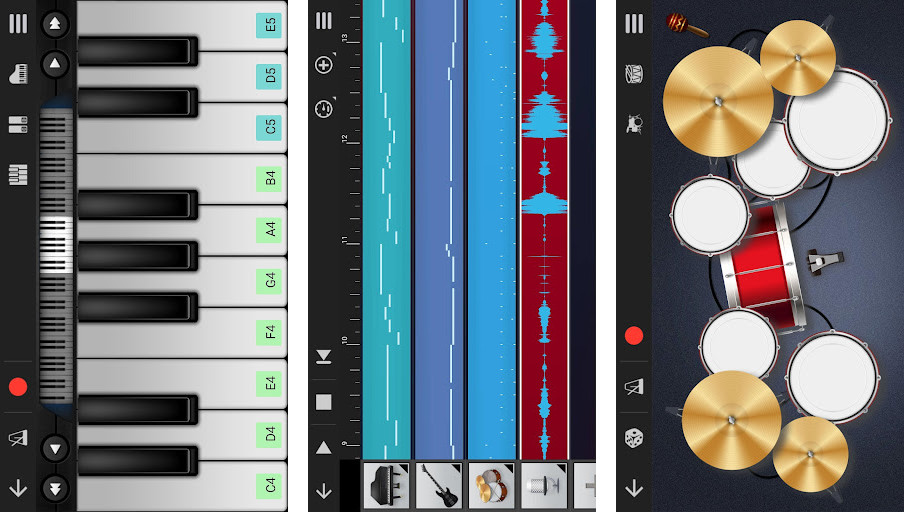 Walk Band - Multitracks Music - Thu âm nhạc nhiều bản nhạc, Chỉnh sửa và trộn nhạc