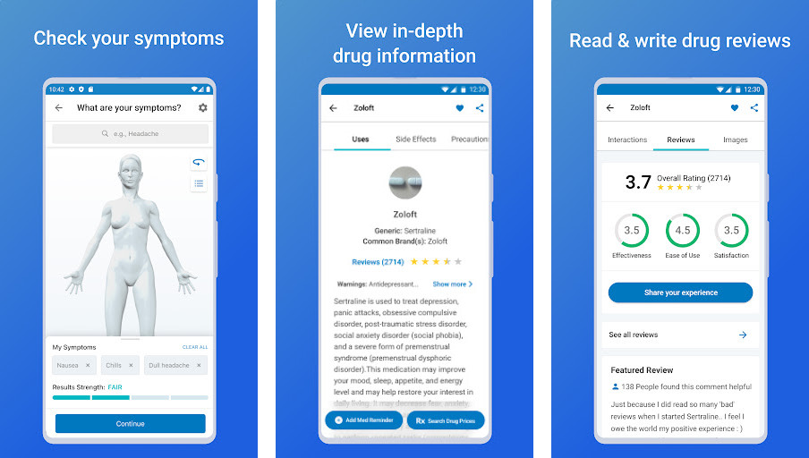 WebMD - Tìm kiếm thông tin y tế, Kiểm tra triệu chứng, Theo dõi sức khỏe