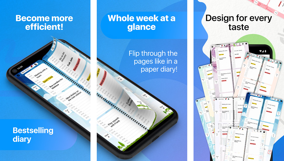Weekly Planner - Diary, Notes - Quản lý kế hoạch tuần, Ghi chú và nhật ký, Tùy chỉnh giao diện