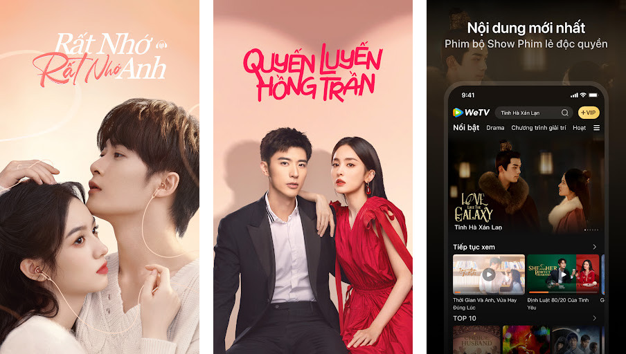 WeTV - Watch Asian Content - Phim truyền hình châu Á đa dạng, Có phụ đề tiếng Việt