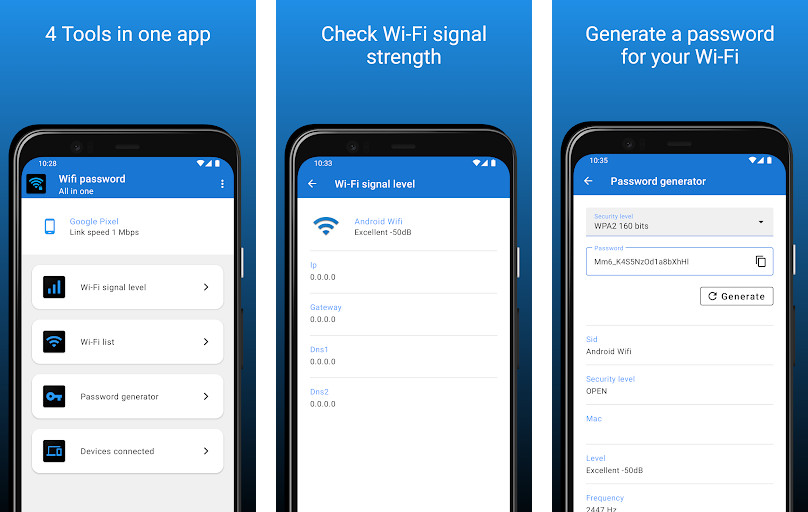 Wifi password all in one - Tất cả mật khẩu WiFi, Tìm kiếm dễ dàng, Kết nối an toàn