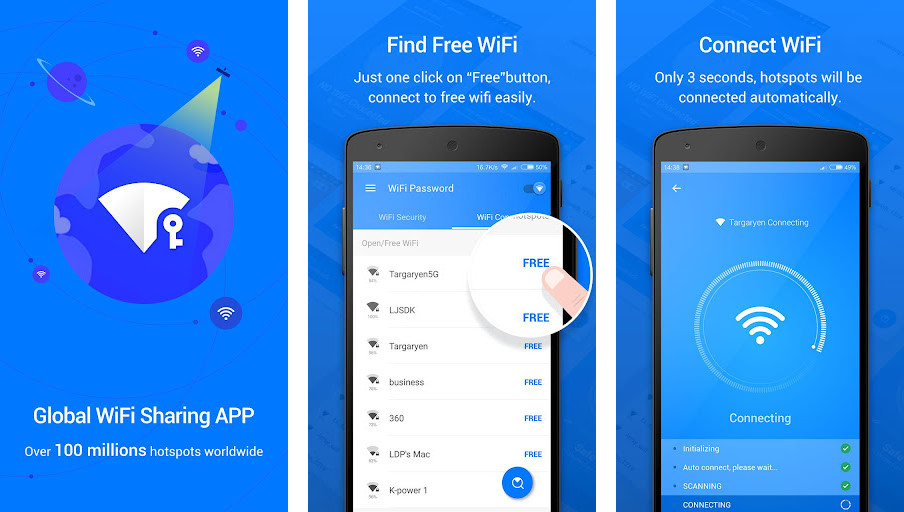 WiFi Password - Hiển thị mật khẩu WiFi, Quản lý kết nối WiFi, Chia sẻ mật khẩu WiFi