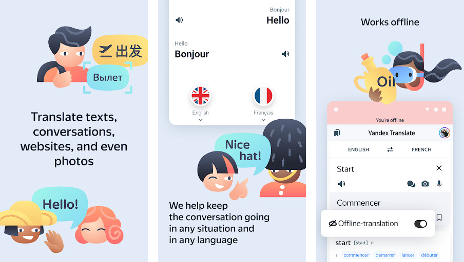 Yandex Translate - Hỗ trợ 108 ngôn ngữ, Dịch từ hình ảnh, Dịch ngoại tuyến