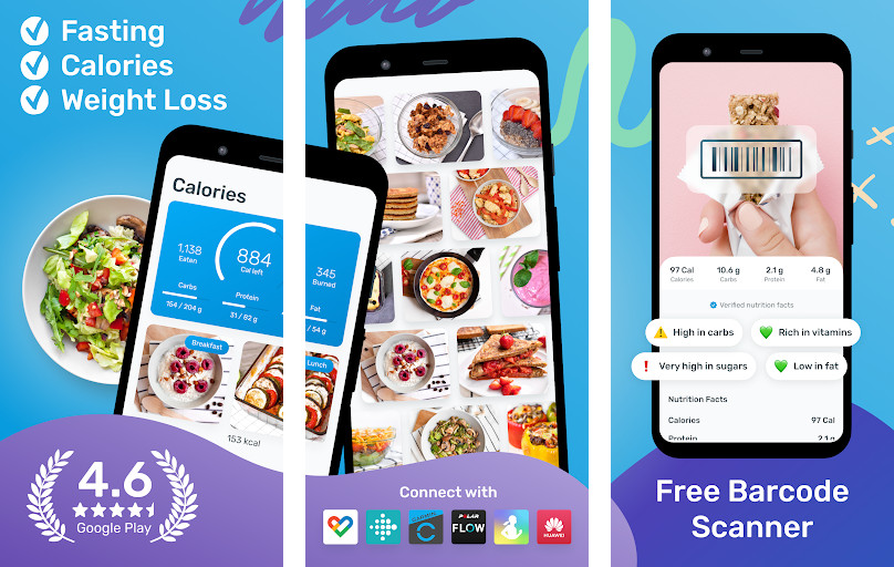 Yazio: Calorie Counter & Diet Plan - Theo dõi calo, Kế hoạch ăn, Nhật ký thực phẩm