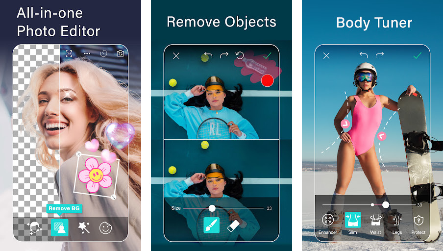 YouCam Perfect - Chỉnh sửa selfie với các công cụ làm đẹp và trang điểm